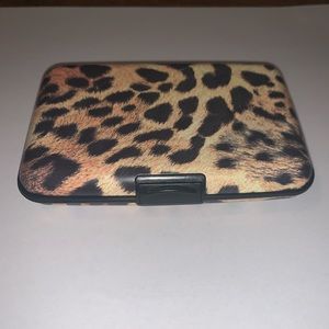 Cheetah Print RFID Blocking Wallet/Card Case